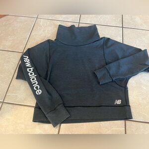 New Balance Charcoal Turtleneck Sweatshirt Womens size medium